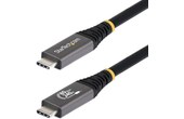 Câble USB-C - StarTech - 240 W 8K 80 Gbit/s - USB 4 - 50 cm - Noir