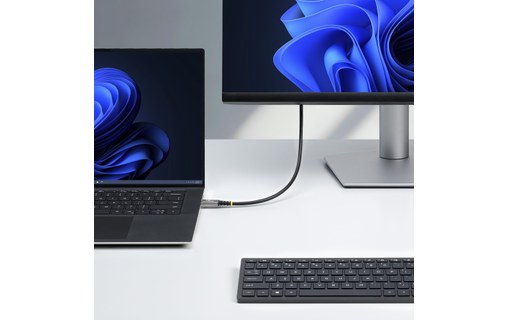 Câble USB-C - StarTech - 60 W 4K 20 Gbit/s - USB 4 - 3 m - Blanc