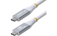 Câble USB-C - StarTech - 60 W 4K 20 Gbit/s - USB 4 - 3 m - Blanc