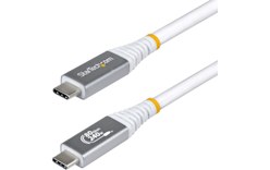 Câble USB-C - StarTech - 240 W 8K 80 Gbit/s - USB 4 - 1 m - Blanc