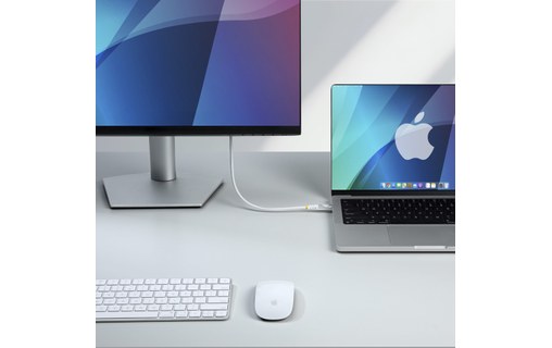 Câble USB-C - StarTech - 240 W 8K 80 Gbit/s - USB 4 - 50 cm - Blanc