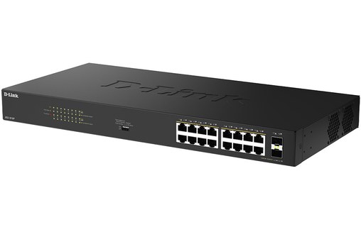 Switch Ethernet D-Link DGS-1018P/E 16 ports - PoE