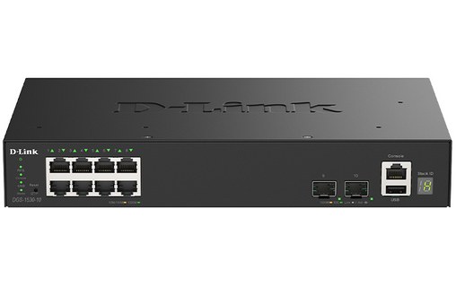 Switch Ethernet D-Link DGS-1530-10/E 8 ports - Manageable, L2