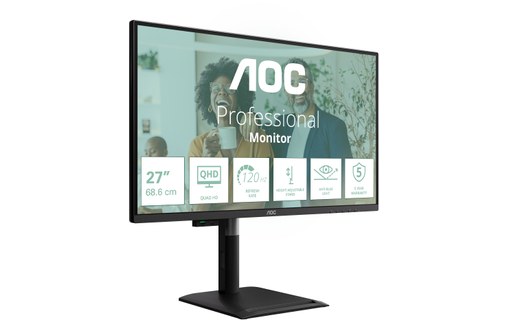 Écran 27" AOC Q27P4CV - 120 Hz USB-C