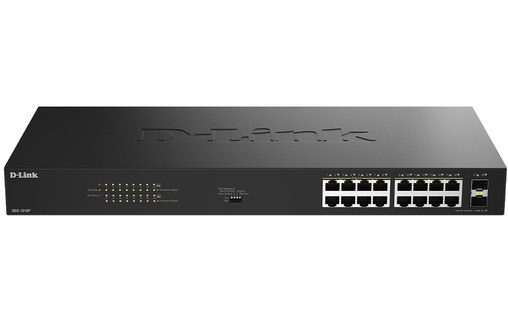 Switch Ethernet D-Link DGS-1018P/E 16 ports - PoE