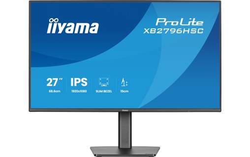 Écran 27" iiyama ProLite XB2796HSC-B1 - 144 Hz USB-C