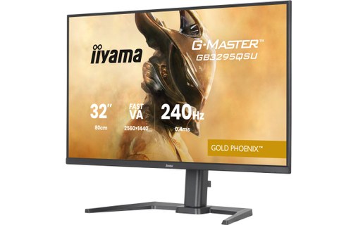 Écran Gaming 31,5" iiyama G-MASTER GB3295QSU-B1 - 240 Hz USB-C
