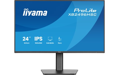 Écran 24" iiyama ProLite XB2496HSC-B1 - 144 Hz USB-C