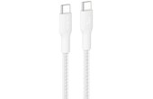 Câble à gaine tressée USB-C - Belkin BoostCharge Pro - 240 W - 3 m - Blanc