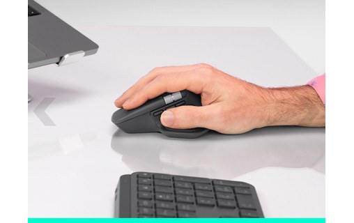 Souris sans fil Logitech MX Master 4 for Business - Graphite - Ergonomique