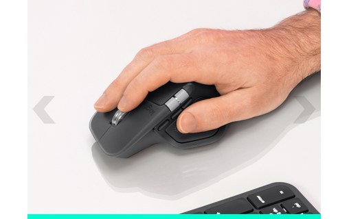 Souris sans fil Logitech MX Master 4 for Business - Graphite - Ergonomique