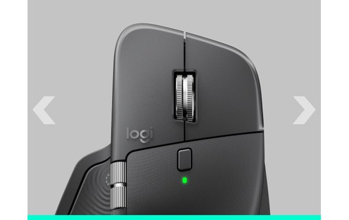 Souris sans fil Logitech MX Master 4 for Business - Graphite - Ergonomique