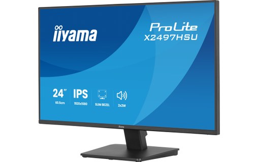 Écran 23,8" iiyama ProLite X2497HSU-B1 - 120 Hz