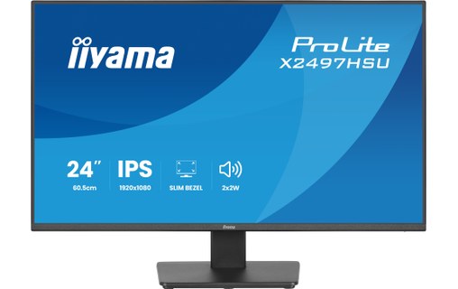 Écran 23,8" iiyama ProLite X2497HSU-B1 - 120 Hz