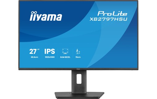 Écran 27" iiyama ProLite XB2797HSU-B1 - 120 Hz