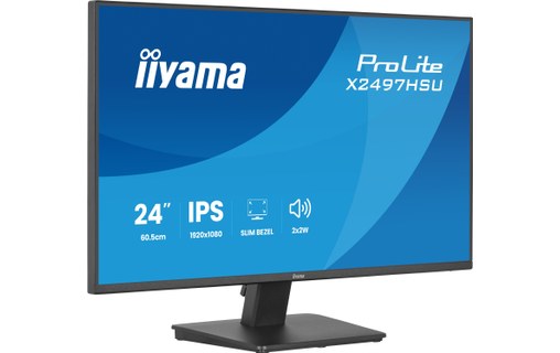 Écran 23,8" iiyama ProLite X2497HSU-B1 - 120 Hz
