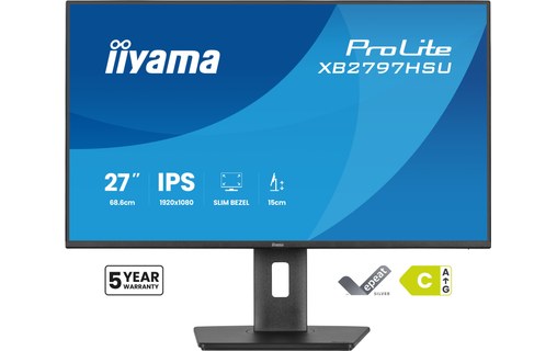 Écran 27" iiyama ProLite XB2797HSU-B1 - 120 Hz