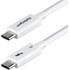 Câble Thunderbolt 5 StarTech - 80 Gbit/s 240 W - 1 m - Blanc