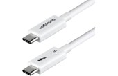 Câble Thunderbolt 5 StarTech - 80 Gbit/s 240 W - 1 m - Blanc