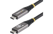 Câble USB-C - StarTech - 60 W 4K 20 Gbit/s - USB 4 - 3 m - Noir