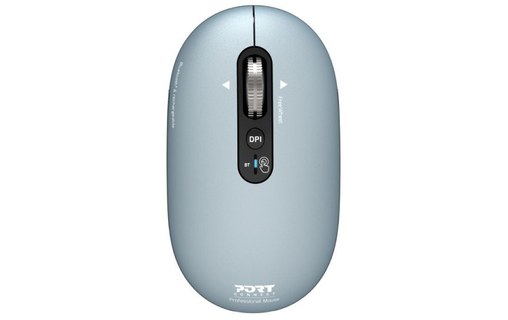 Souris sans fil PORT Designs Pure Mac - Bleue - Ergonomique