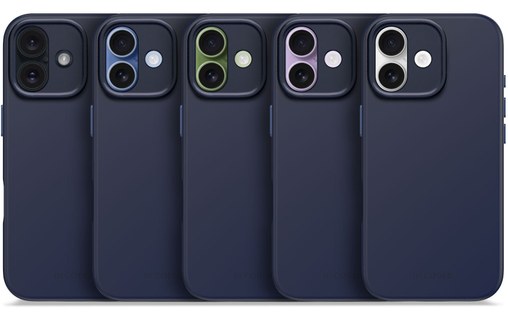 Coque MagSafe pour iPhone 17 - Decoded Silicone - Bleue marine