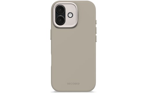 Coque MagSafe pour iPhone 17 - Decoded Silicone - Taupe