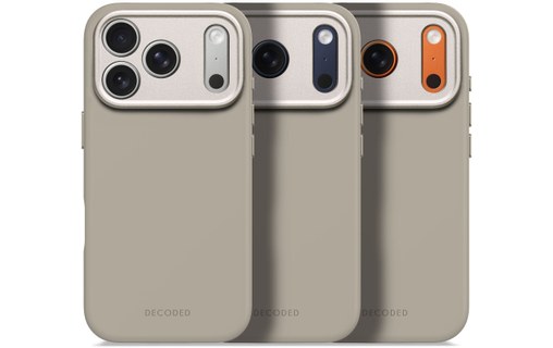 Coque MagSafe pour iPhone 17 Pro - Decoded Silicone - Taupe