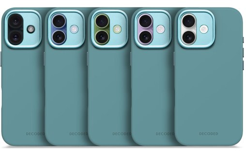 Coque MagSafe pour iPhone 17 - Decoded Silicone - Bleue