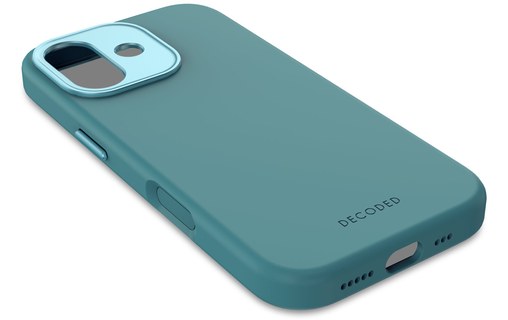 Coque MagSafe pour iPhone 17 - Decoded Silicone - Bleue