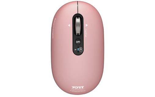 Souris sans fil PORT Designs Pure Mac - Rose - Ergonomique