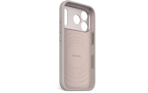 Coque MagSafe pour iPhone 17 Pro - Decoded Silicone - Taupe