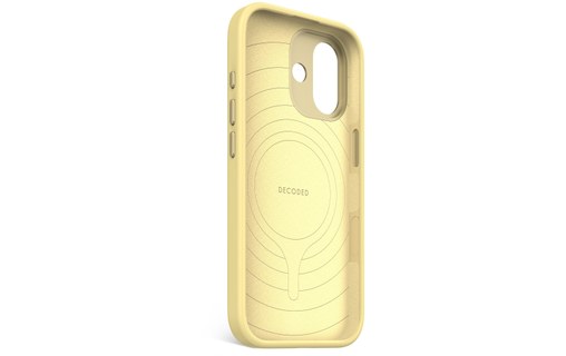 Coque MagSafe pour iPhone 17 - Decoded Silicone - Jaune
