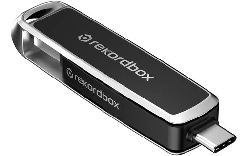 Clé USB-C et USB-A SanDisk DJ 512 Go - Noir