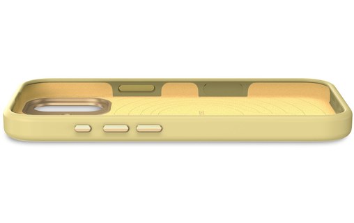 Coque MagSafe pour iPhone 17 - Decoded Silicone - Jaune