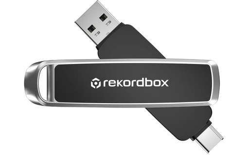 Clé USB-C et USB-A SanDisk DJ 512 Go - Noir