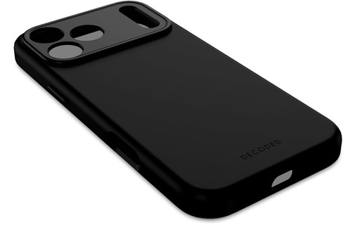 Coque MagSafe pour iPhone 17 Pro Max - Decoded Silicone - Noire