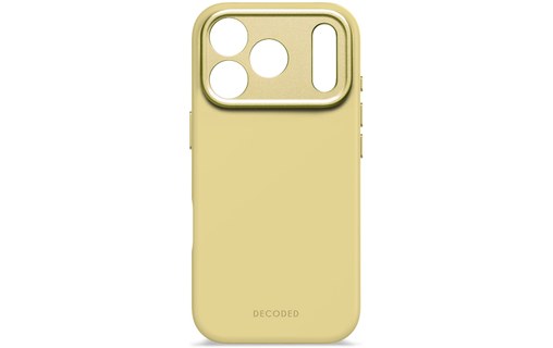 Coque MagSafe pour iPhone 17 Pro - Decoded Silicone - Jaune