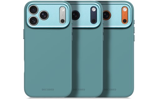 Coque MagSafe pour iPhone 17 Pro Max - Decoded Silicone - Bleue