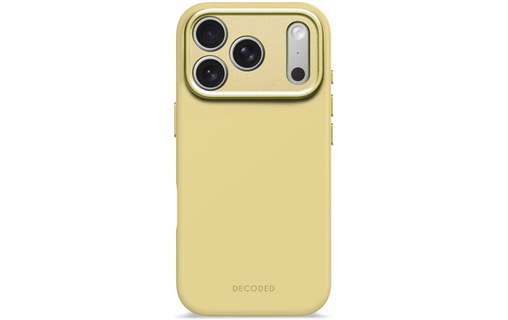 Coque MagSafe pour iPhone 17 Pro - Decoded Silicone - Jaune