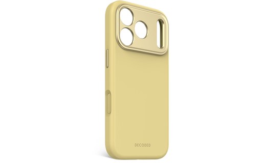 Coque MagSafe pour iPhone 17 Pro - Decoded Silicone - Jaune