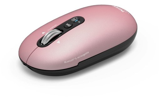 Souris sans fil PORT Designs Pure Mac - Rose - Ergonomique