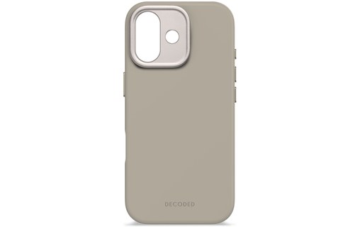 Coque MagSafe pour iPhone 17 - Decoded Silicone - Taupe