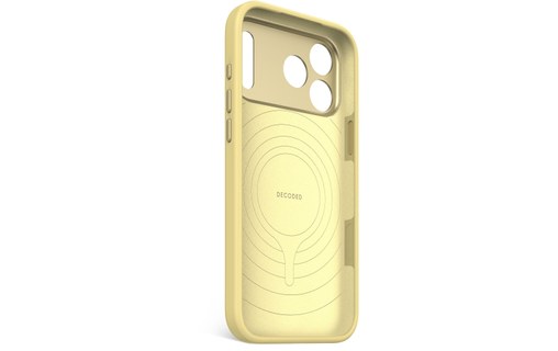 Coque MagSafe pour iPhone 17 Pro Max - Decoded Silicone - Jaune