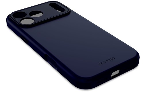 Coque MagSafe pour iPhone 17 Pro Max - Decoded Silicone - Bleue marine