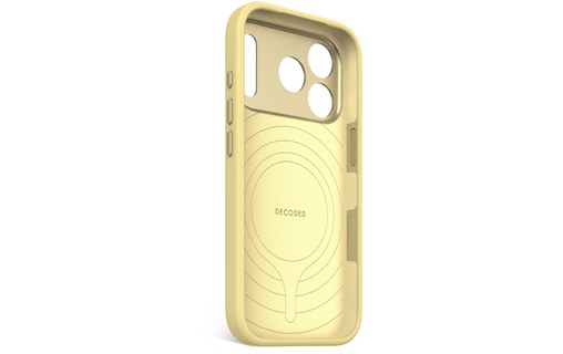Coque MagSafe pour iPhone 17 Pro - Decoded Silicone - Jaune