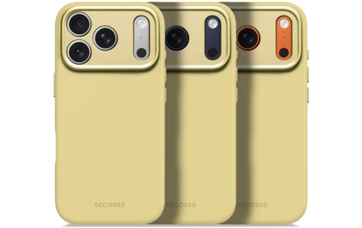 Coque MagSafe pour iPhone 17 Pro - Decoded Silicone - Jaune