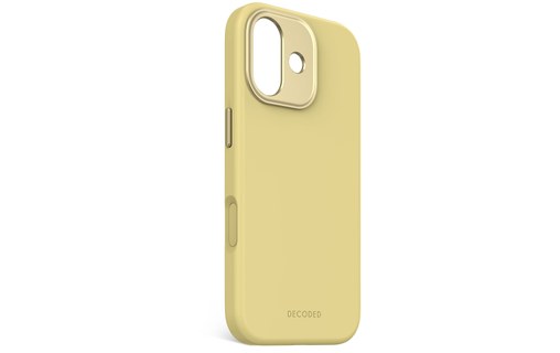 Coque MagSafe pour iPhone 17 - Decoded Silicone - Jaune