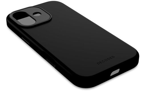 Coque MagSafe pour iPhone 17 - Decoded Silicone - Noire