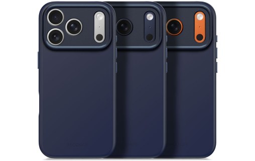 Coque MagSafe pour iPhone 17 Pro - Decoded Silicone - Bleue marine